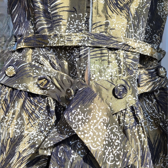 Vintage 1950s Olive Green Prom/Party Dress Size Small Size - Picture 10 of 10